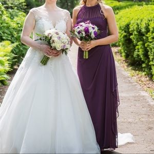 Plum Bridesmaid Dress